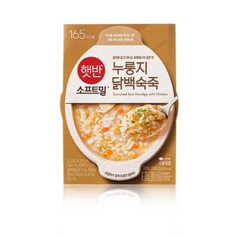  CJ제일제당 햇반 소프트밀 누룽지닭백숙죽 280g 9개