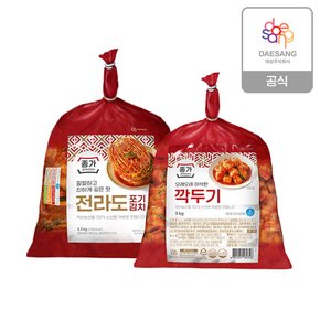 종가 전라도 포기김치 3.3kg + 깍두기 3kg