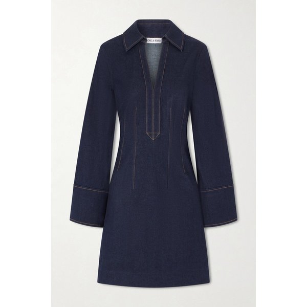 베로니카비어드 레이먼드 데님 미니 원피스 46376663162975524