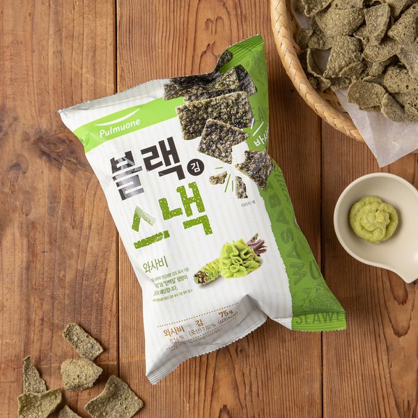 블랙 김스낵 (와사비) (75g)