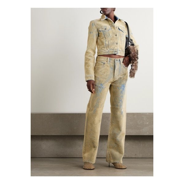 플록 데님 재킷 멀티컬러 46376663162975956