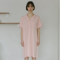 마이크로모달 나이트 셔츠(FWPN031S) Peach orange