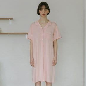 마이크로모달 나이트 셔츠(FWPN031S) Peach orange