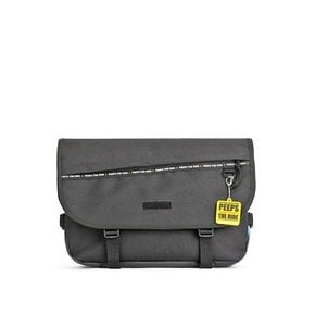 enjoy the ride messenger bag(black)