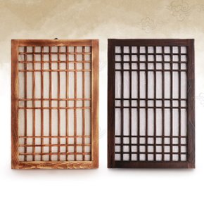 창호문 장식 라이트브라운 중 벽걸이장식 전통창살
