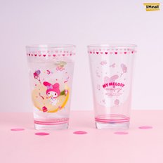 산리오 캐릭터즈 470ml 파인트 대용량 유리컵 마이멜로디