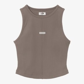 [노스페이스 공식] NT7VR30K 화이트라벨 여성 소프트 웨이브 슬리브리스_BEIGE BROWN