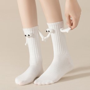 손잡는 양말 왕눈이 자석 커플양말 재밌는 선물 2color