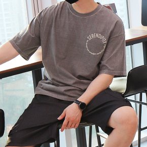 WWF 남자 빅사이즈 SP 원 피그먼트 반팔티