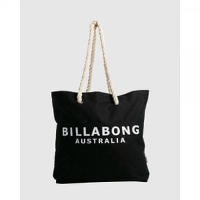 4374368 Billabong Society Beach Tote Bag For Women - BLACK