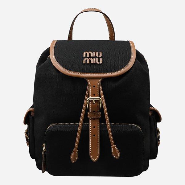 [시흥점] 6S 5BZ042 2IBQ F0RS5 캔버스 앤 레더 백팩 블랙