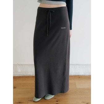 샤드라마 [정린pick/기장선택]FLOWING RIP LOUNGE SKIRT [CHARCOAL] / 3COLOR