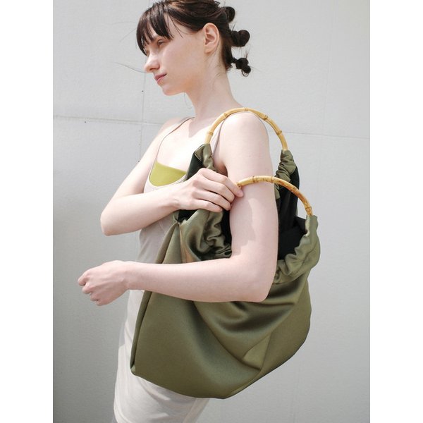 bamboo bag (deep olive)