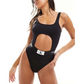 4883322 Calvin Klein CK 96 cut-out swimsuit in black