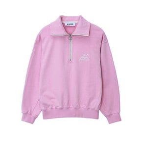 Eve Half Zip _ Pink