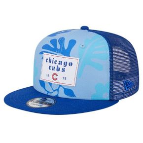 [해외] 뉴에라 모자 MLB [시카고 컵스] Bikini Bottom Trucker 9FIFTY Snapback Hat - Royal 106