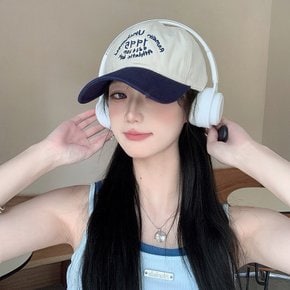 1+1 여자캡모자 볼캡 1995 자수 투톤 야구모자
