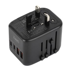 유엠투 UM2 UMTC-PD20W (블랙) 20W PD 충전 해외 여행용 멀티 어댑터