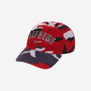 슈프림 x 나이키 아크 코듀로이 6패널 캡 레드 카모 6Panel Red Camo 모자 볼캡 DM9048689