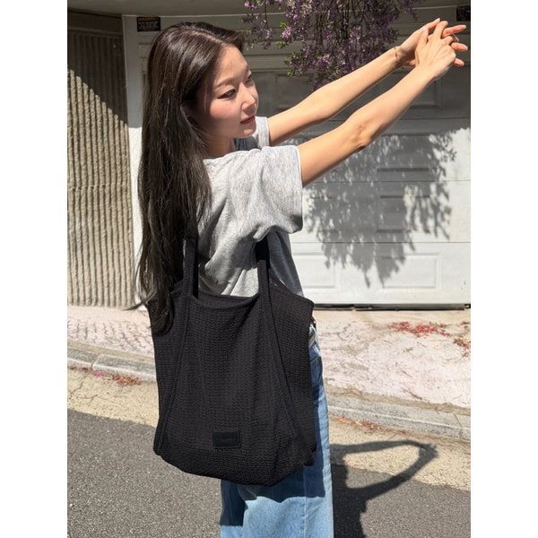 SIAC3073 Crochet Bag_Black