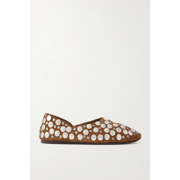 케이트 제인 스터드 스웨이드 플랫 슈즈 46376663163050796