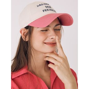 TWO-TONE BALL CAP(PINK)