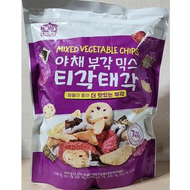  마마스초이스 야채 부각 믹스 티각태각 450G 코스트코_