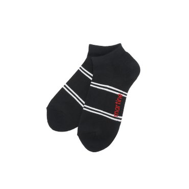 MARTINE GOLF [정상가 20000원]남성 스트라이프 단목 양말 네이비 (QMAESC10249)