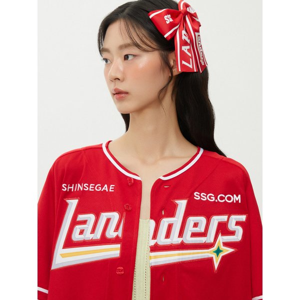 [KBO]SSG랜더스(원정)_레터링 리본핀 AR7GA362