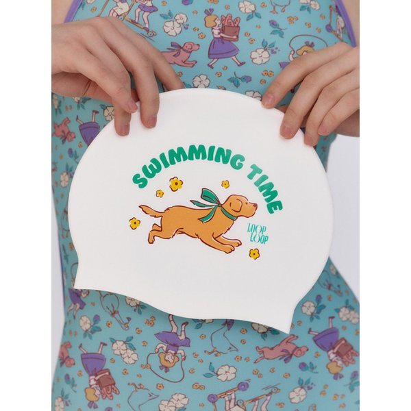 [스위밍 퍼피 민트] 실리콘 수모