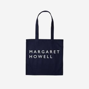 마가렛 호웰 코튼 드릴 로고 백 네이비 Magaret Howell Cotton Drill Logo Bag Navy