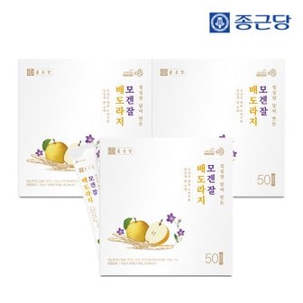 종근당 모겐잘 배도라지 진액스틱 15g x 50포 3박스 / 국내산 배도라지 꿀 모과 생강