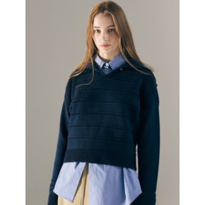 SAILOR COLLAR SCOTCH KN (D/NAVY)