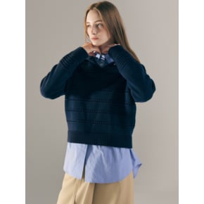 SAILOR COLLAR SCOTCH KN (D/NAVY)