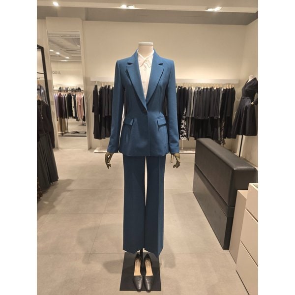 [파주점] 세트 베이직 싱글 원버튼 자켓 + 일자 셋업 팬츠 JS3B0JK442,JS3B0SL442