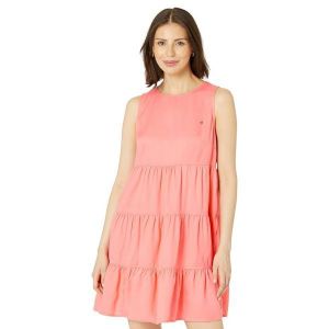 이스퀘어 4289391 Tommy Hilfiger Sleeveless Tencel Popover Tier Dress