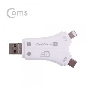 [IE240]Coms USB 3.1 스마트폰 카드리더기(4 in 1)