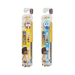 어린이 칫솔 브레드 이발소 칫솔 2단계 5개 (디자인 랜덤발송) 유아칫솔