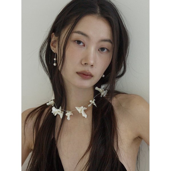 [단독][MJxME] Lilium Line Necklace