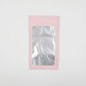 포장용 핑크 반투명 컬러 지퍼백(10cm X 18cm) (S13977501)