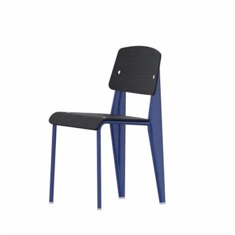 체어갤러리 Vitra 스탠다드 체어_다크 오크, 블루 마르쿨