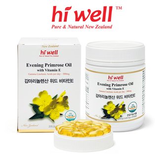 하이웰 감마리놀렌산 비타민E 달맞이꽃종자유 200캡슐 1통 (66일분)