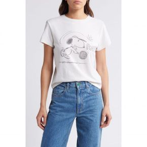 4880671 Re/Done Snoopy Tennis Graphic T-Shirt 96233390