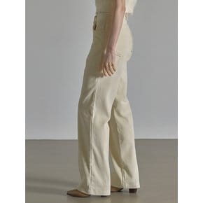 BASIC CORDUROY PANTS (CREAM)