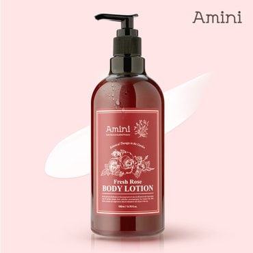 아미니 바디로션 플라워 테라피 프레쉬로즈 500ml