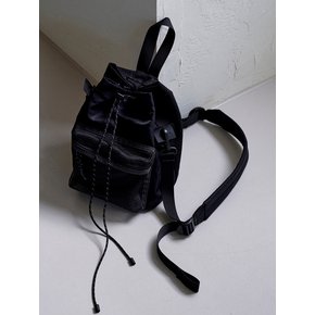 Recycled Nylon Mesh Bucketbag _RYBAS23807BKX