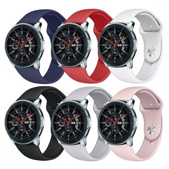  갤럭시워치4클래식 46mm R890 데일리 컬러풀 소프트 실리콘 베이직 밴드 스트랩 시계줄