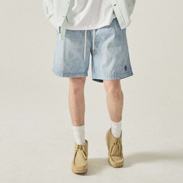 후아유 Steve Denim Shorts WHTJF3533M