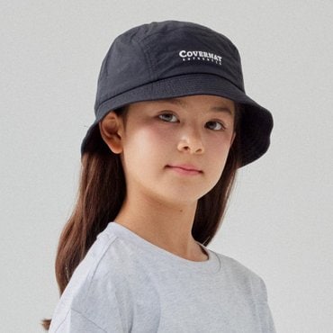 커버낫 키즈 베이직 어센틱 화섬 버킷햇 블랙 CK2502CA65BK