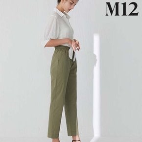 M12 24SS 여성 썸머 테이퍼드핏 밴딩 팬츠 3종